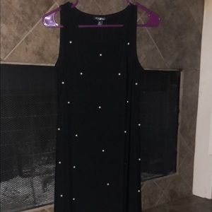 Black pearl dress